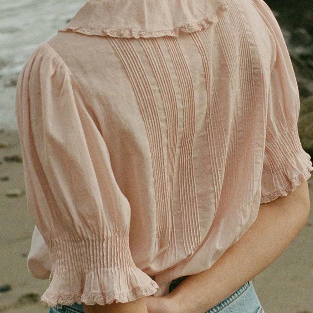 Doen Henri Top NWOT XS Blush